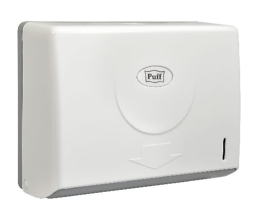 Диспенсер бумажных полотенец  puff-5110  белый ABS-пластик