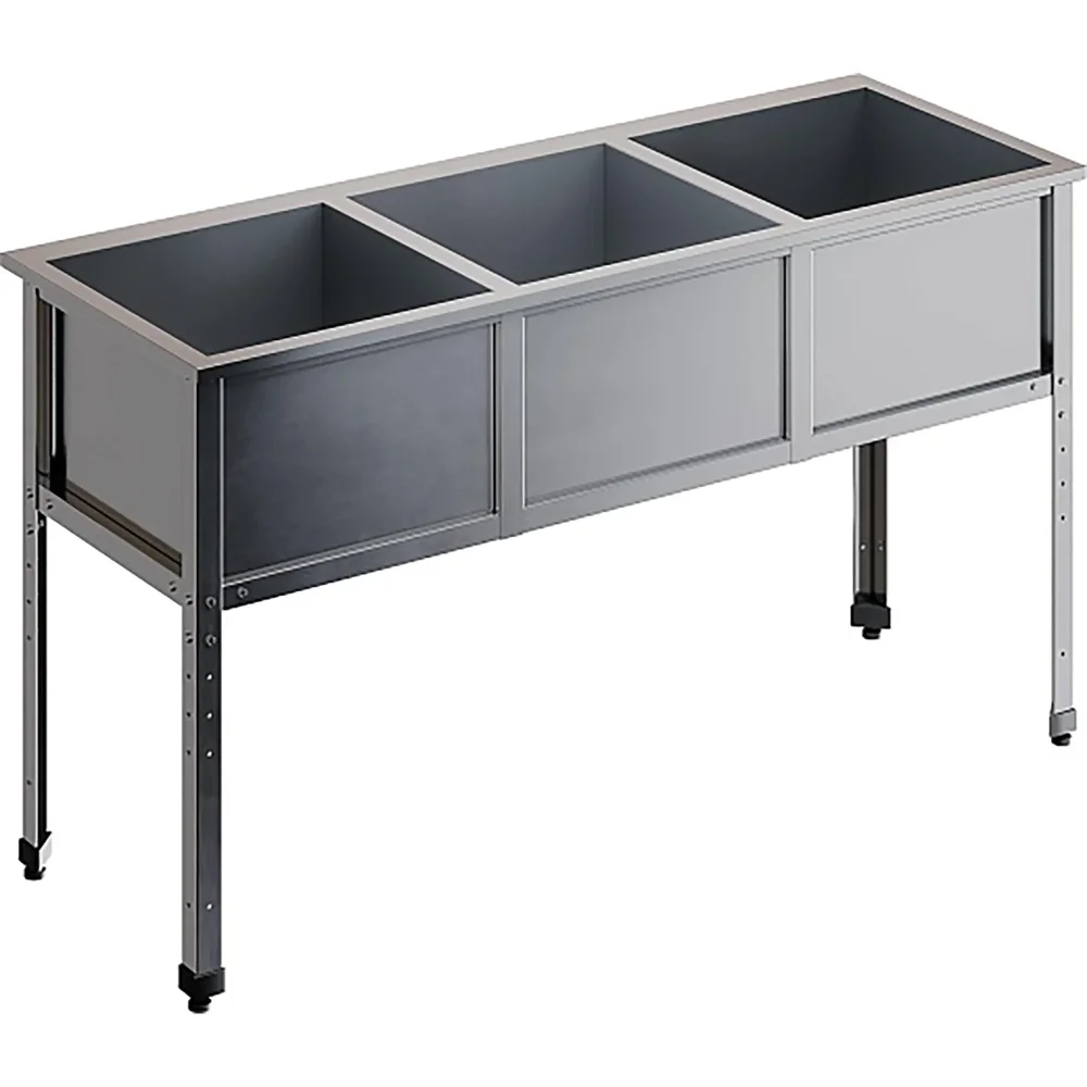 Ванна моечная трехсекционная ВМС-3/4-ЭК