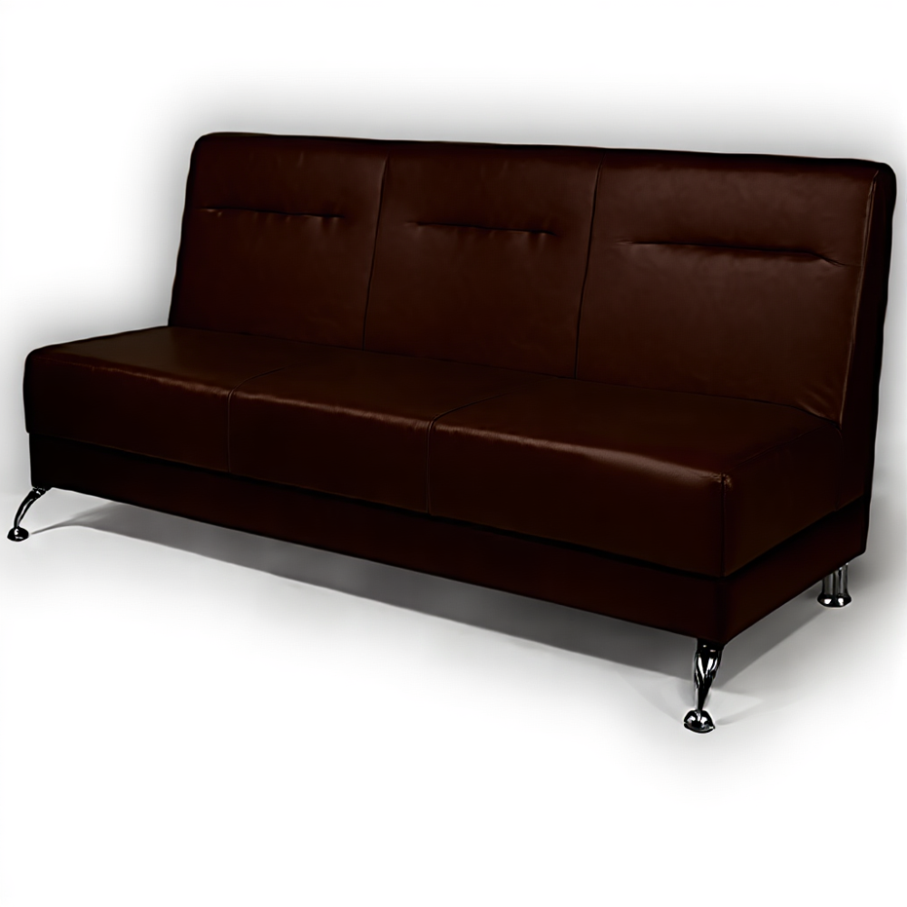 Диван трехместный ДО-4/3 (кожзам Эконом коричневый)