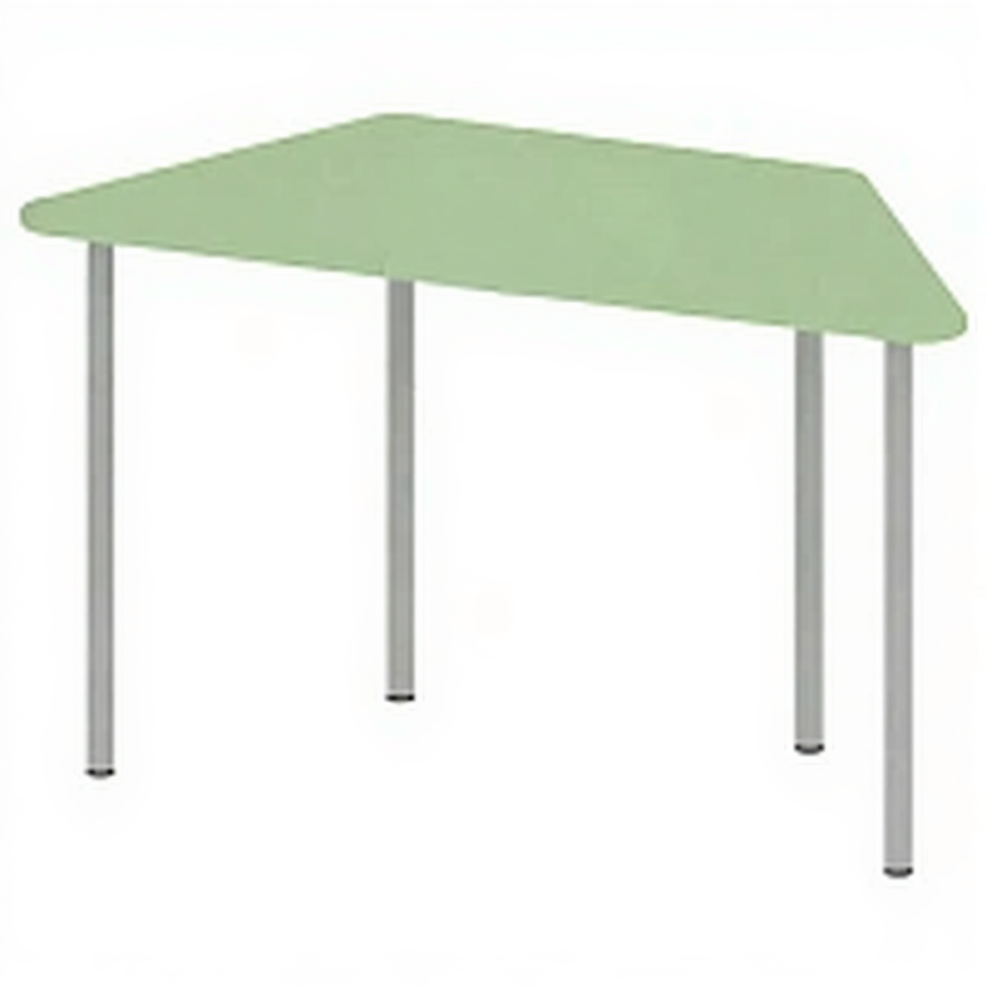 Стол «Трапеция» 1270 мм СТ-ШП-123, салатовый