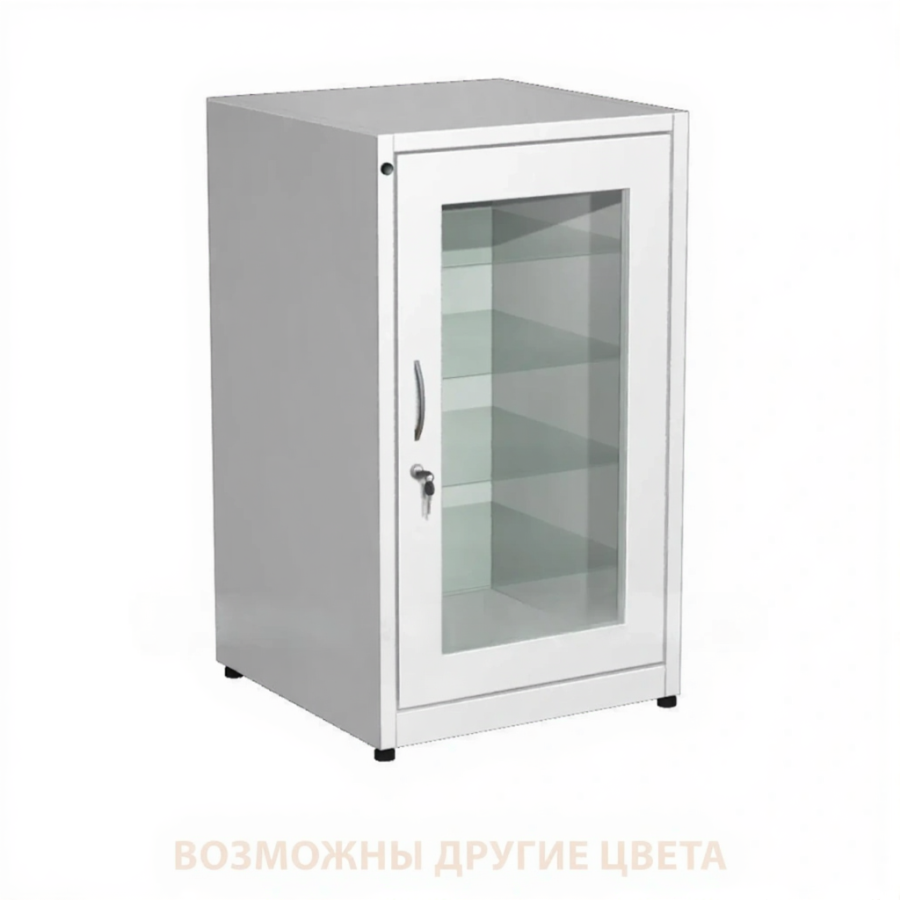 Тумба металлическая с УФ-бактерицидным облучателем ТМБ (белый)