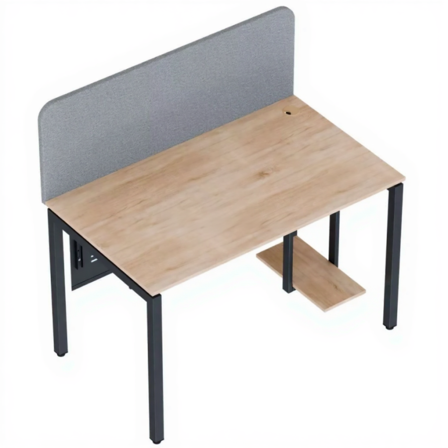 Офисный стол «СМАРТ» подстолье «П» профиль 40x40 Перегородка/перф экран/подвес/кабель канал столешница 16 мм