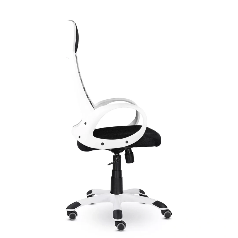 Кресло СН-709 Тесла белый пластик TG Ср