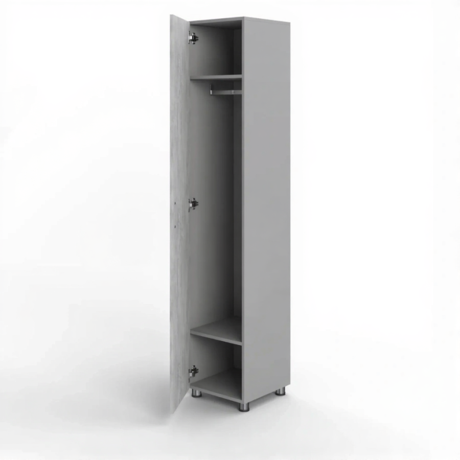 Шкаф для одежды ПГ-21.1 (ЛДСП серый)