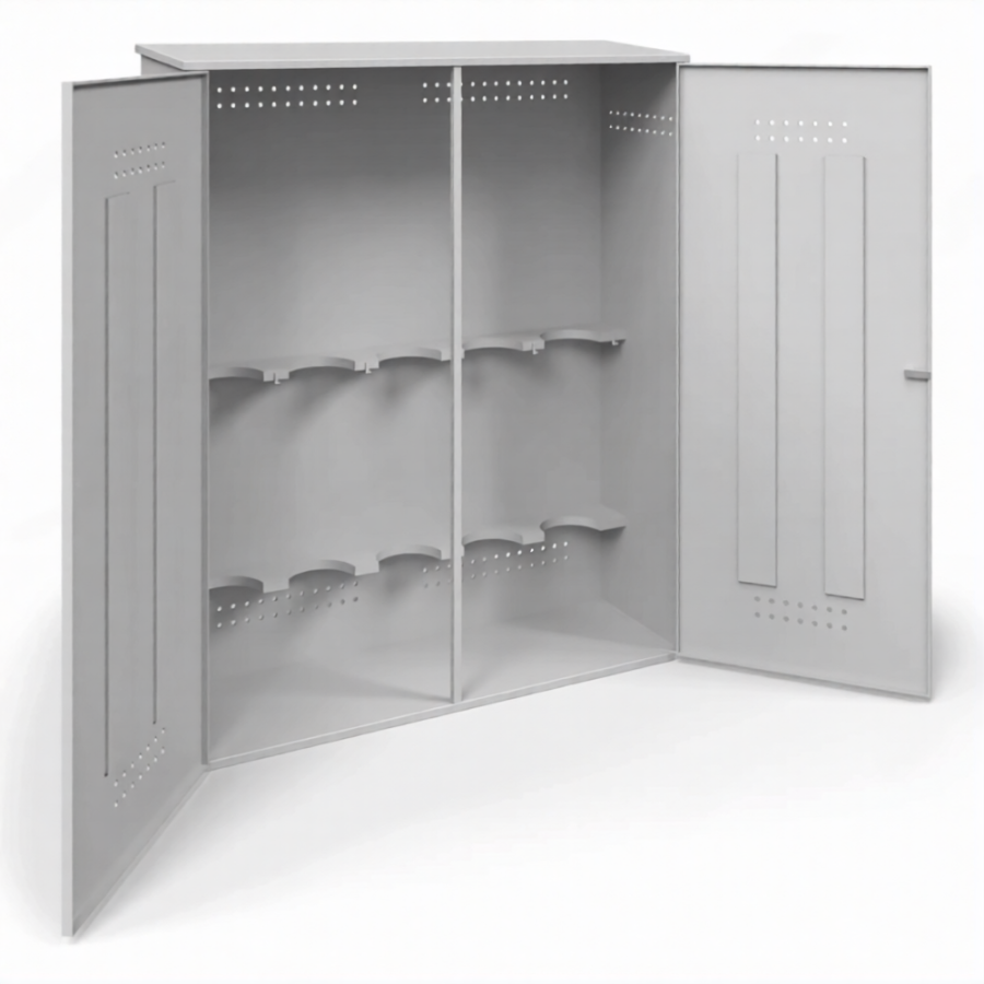 Шкаф для 5-ти газовых баллонов ШГБК-07 сварной, усиленный