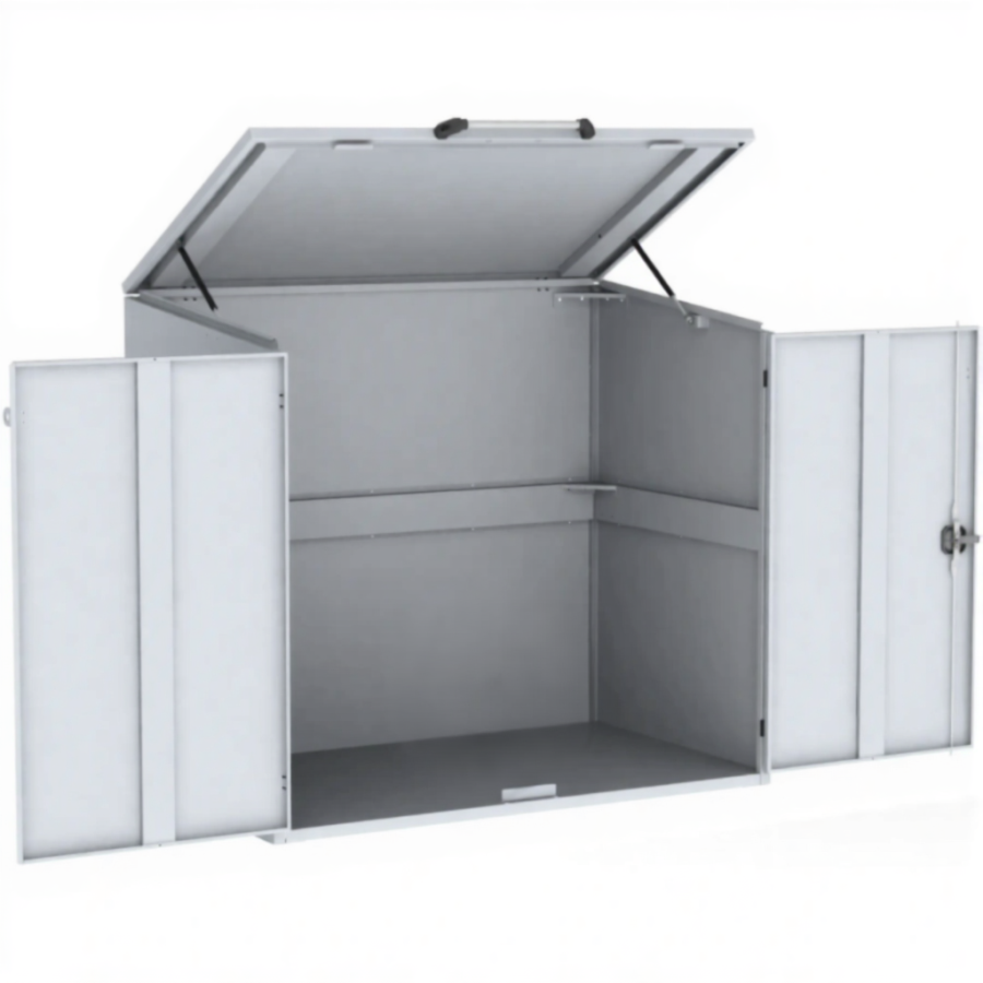 Шкаф дачный для хранения инвентаря 1235х1380х820