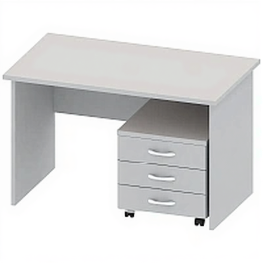 Стол письменный с выкатной тумбой ОФ-СТ-156