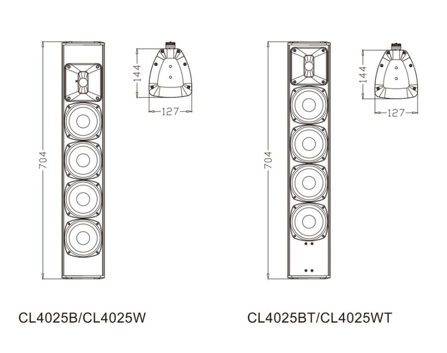 2-полосная акустическая система FDB CL4025WT