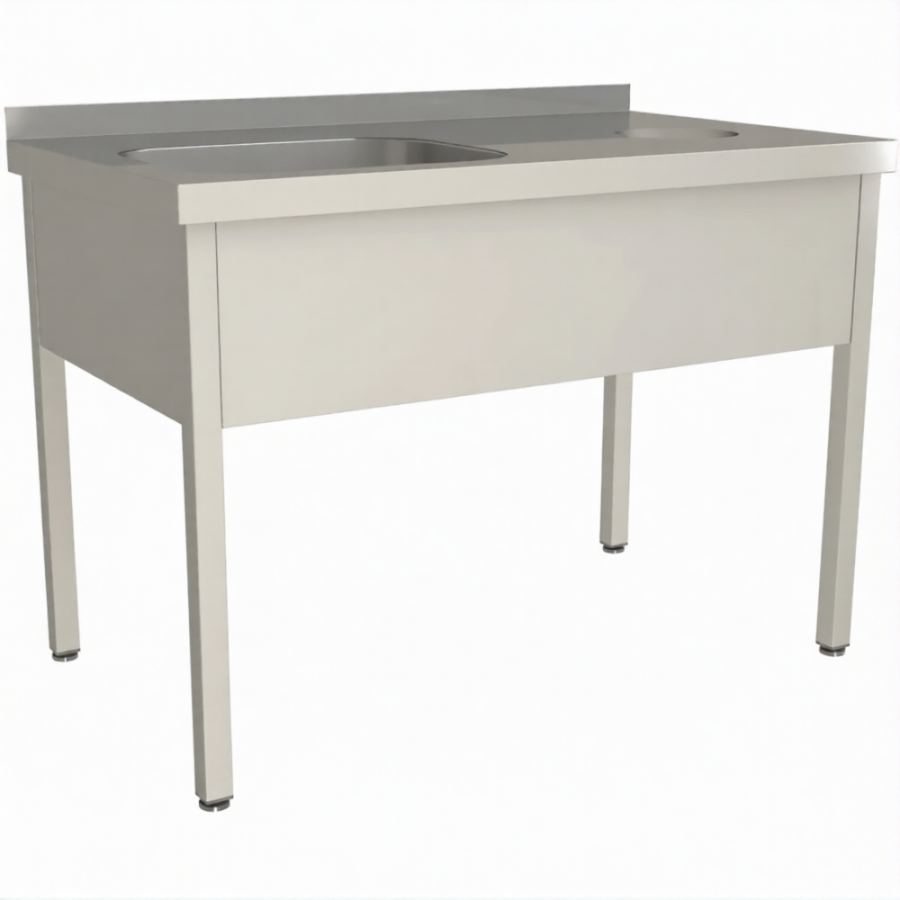 Стол для сбора пищевых отходов с ванной СПОВЦ/1-12/7-БО-Л