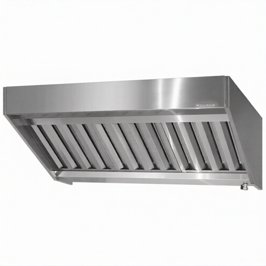 Зонт вытяжной полуоткрытый ЗВПб 400х800х1000 «Base» пристенный